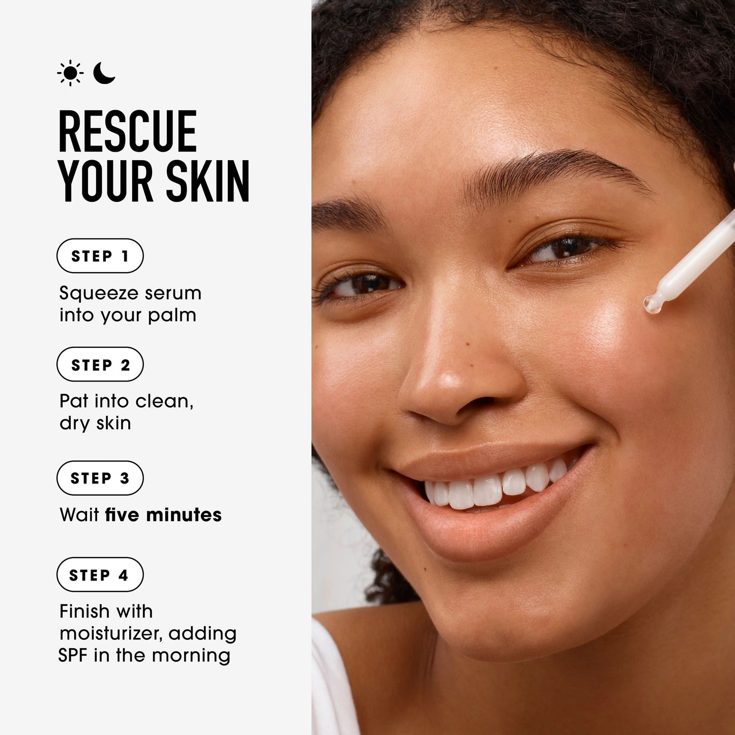 SKIN RESCUE Pure Moisture Serum with 1% PGA and Plant Algae