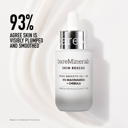 SKIN RESCUE Pure Smooth Serum with 5% Niacinamide and Chebula